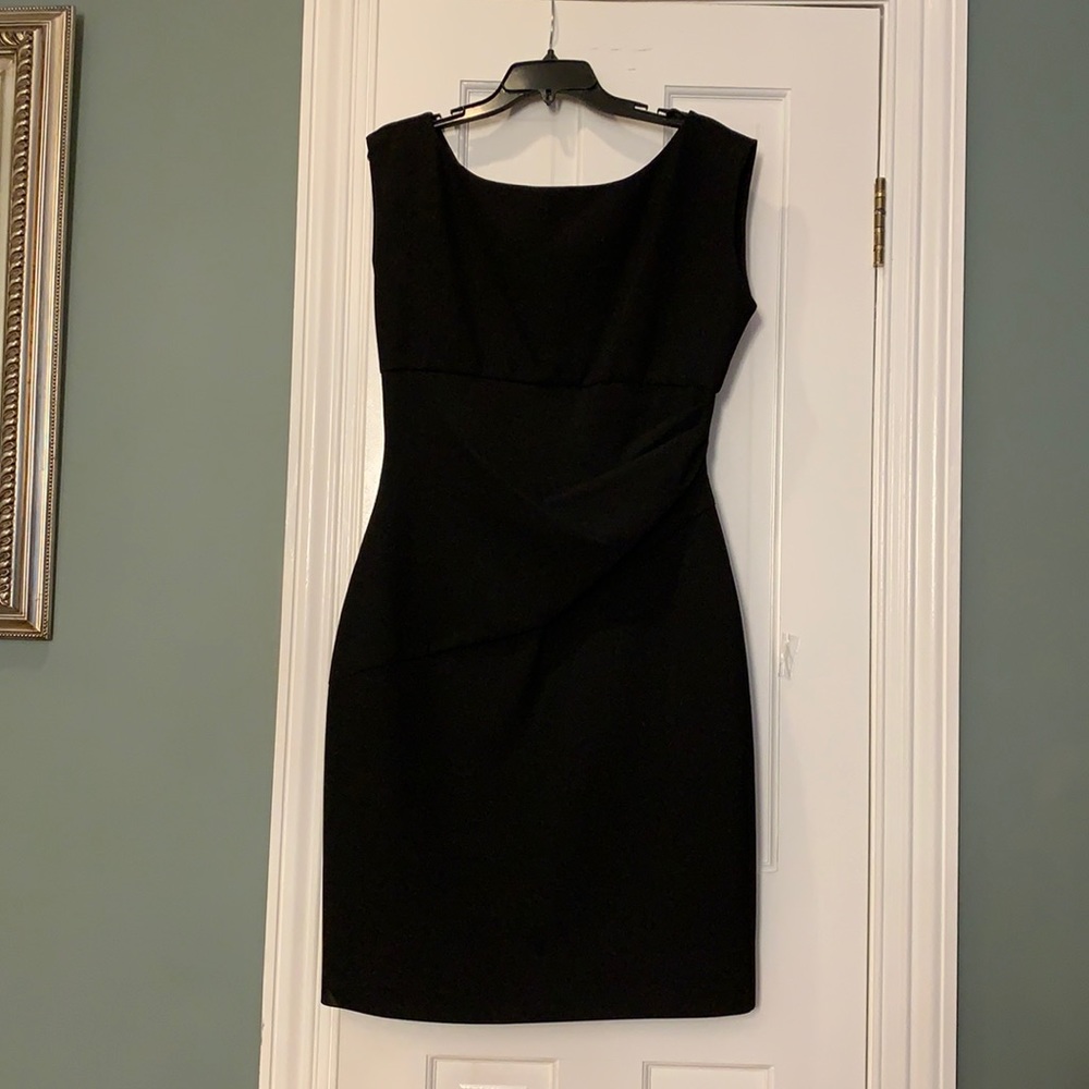 Black Diane von Furstenburg dress